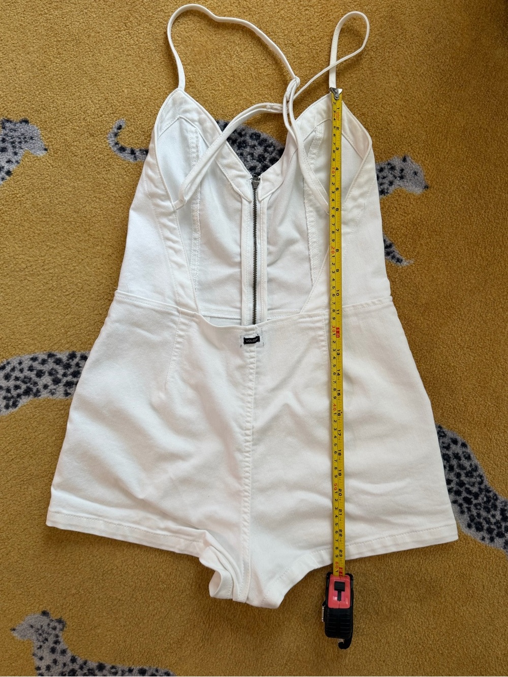 Volcom White Denim Romper - Picture 5 of 6